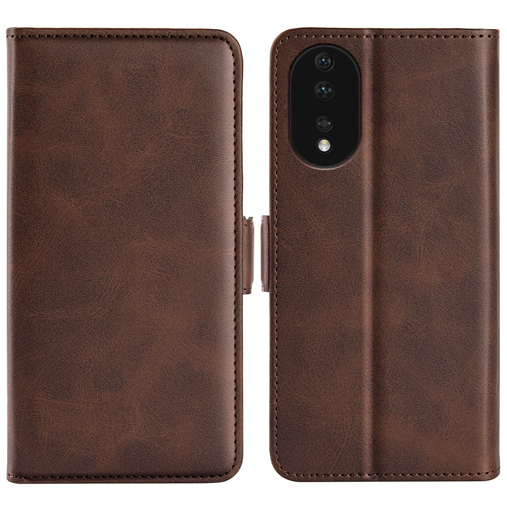 For Honor 80 5G Flip Folio Book Stand PU Leather Phone Case Calf Texture Wallet Style Dual Magnetic Clasp Protective Cover For Honor 80 5G Flip Folio Book Stand PU Leather Phone Case Calf Texture Wallet Style Dual Magnetic Clasp Protective Cover